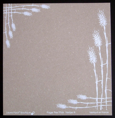 Plaque de Flex'Plak imprimé Herbe 19x19cm