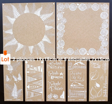 Lot Collection Flex'Plak Imprimé