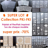 Super Lot Collection Priplak et Flex'Plak imprimé