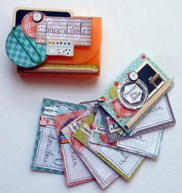 Kit  Boite Nina + Mini-Album cartes :