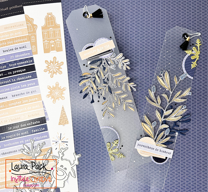 Tag Marque-page - Laura Pack Boutique, Scrapbooking Créatif