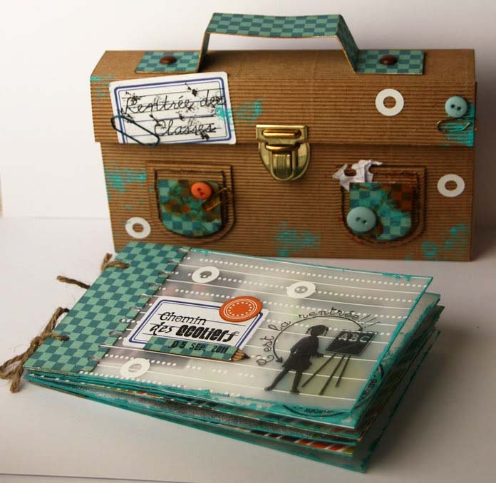 FT n°66 Kit Mini-album+Cartable - Laura Pack Boutique