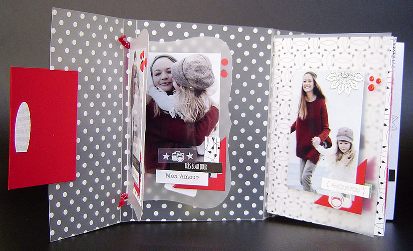 Coffrets Scrapbooking - 3 Mini Album-photos - Bonheur - La Poste