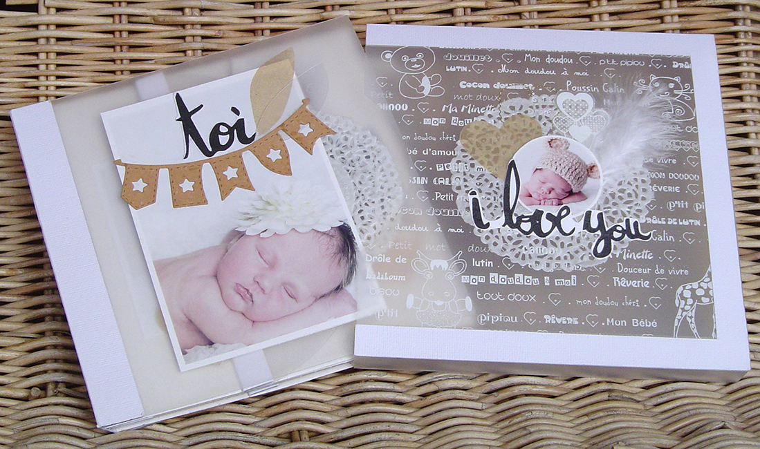 Kit Mini-Album Naissance I Love You - Laura Pack Boutique