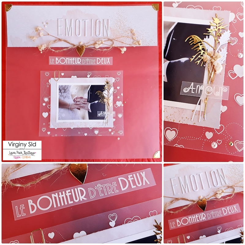 Kit Mini-Album Mariage - Laura Pack Boutique, Scrapbooking Créatif